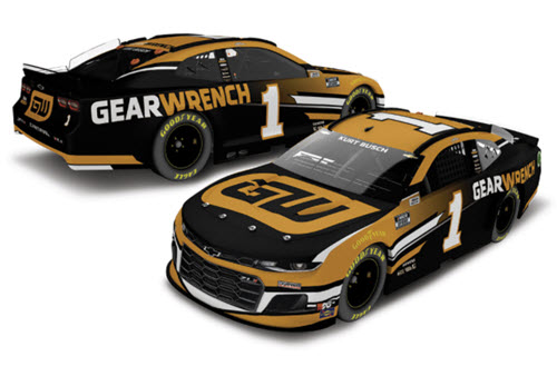 2021 Kurt Busch NASCAR Diecast 1 GW Gear Wrench CWC 1:24 Lionel Action RCCA Elite 99