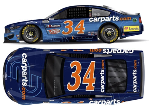 2021 Michael McDowell NASCAR Diecast 34 CarParts 1:24 CWC Lionel Action ARC Autographed 99