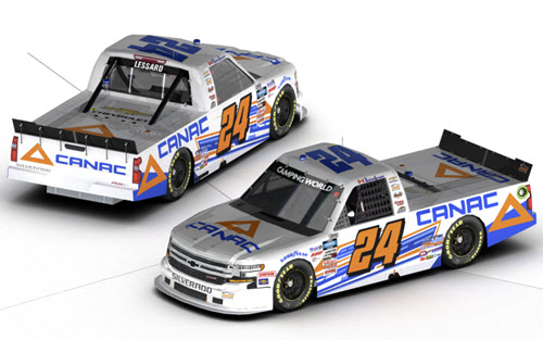 2021 Raphael Lessard NASCAR Diecast 24 CANAC Truck 1:64 Lionel Action ARC 99