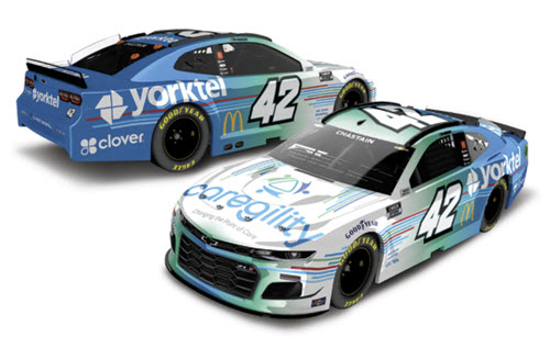 2021 Ross Chastain NASCAR Diecast 42 Caregility Yorktel 1:64 CWC Lionel Action ARC 99