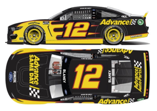 2021 Ryan Blaney NASCAR Diecast 12 Advance Auto Parts Same Day CWC 1:64 Lionel Action ARC 99