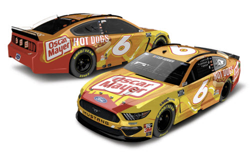 2021 Ryan Newman NASCAR Diecast 6 Oscar Mayer Hot Dogs CWC 1:24 Lionel Action RCCA Elite 98