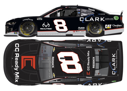 2021 Tyler Reddick NASCAR Diecast 8 Clark Pipeline CWC 1:24 Lionel Action ARC Color Chrome 99