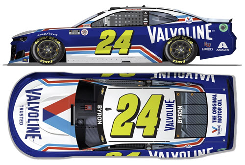2021 William Byron NASCAR Diecast 24 Valvoline CWC 1:24 Lionel Action RCCA Elite Liquid Color 99