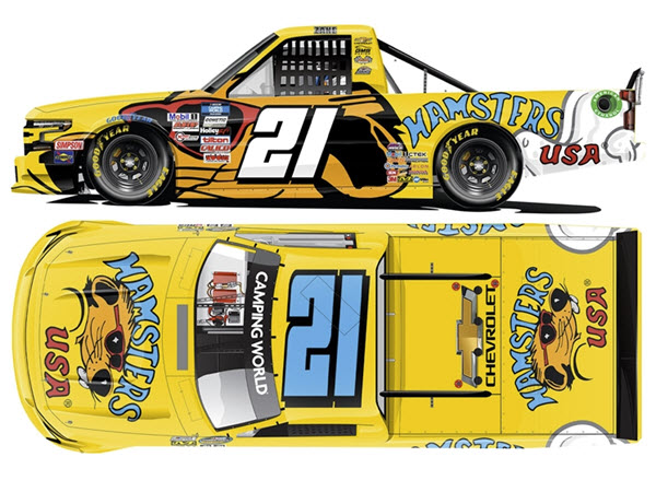 2021 Zane Smith NASCAR Diecast 21 Hamsters Truck 1:64 Lionel Action ARC 99