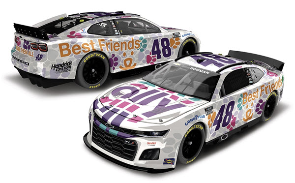 2022 Alex Bowman NASCAR Diecast 48 Ally Best Friends CWC 1:24 Lionel Action RCCA Elite Color Chrome 99