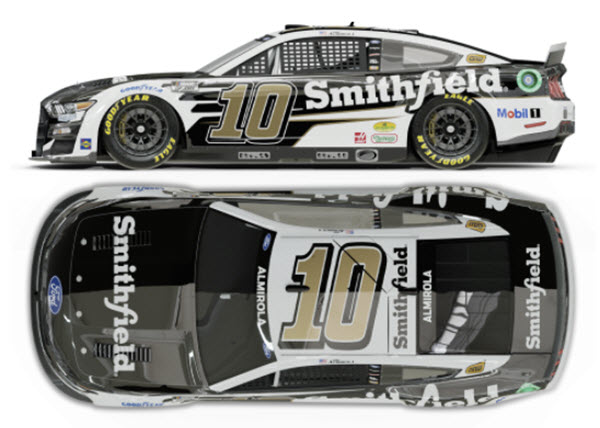 2022 Aric Almorola NASCAR Diecast 10 Smithfield CWC 1:24 Lionel Action RCCA Elite 99