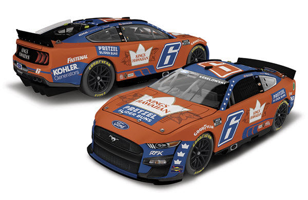 2022 Brad Keselowski NASCAR Diecast 6 Kings Hawaiian CWC 1:24 Lionel Action ARC Color Chrome 99