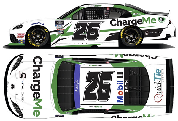 2022 Chandler Smith NASCAR Diecast 26 ChargeMe 1:24 Lionel Action ARC 99
