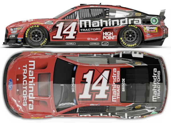 2022 Chase Briscoe NASCAR Diecast 14 Mahindra Tractors CWC 1:24 Lionel Action RCCA Elite Liquid Color 99