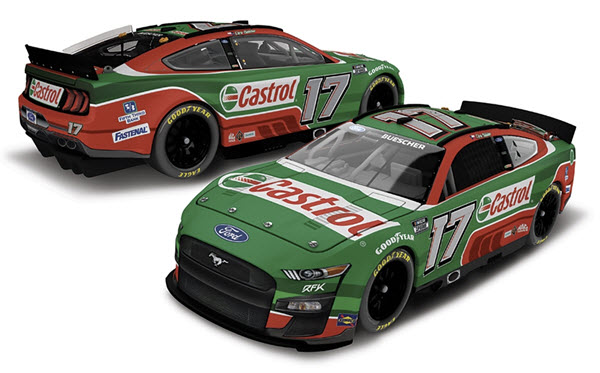 2022 Chris Buescher Diecast 17 Castrol CWC 1:64 Lionel Action ARC 99