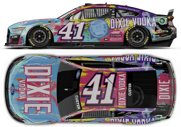 2022 Cole Custer NASCAR Diecast 41 Dixie Vodka Miami CWC 1:24 Lionel Action RCCA Elite 99