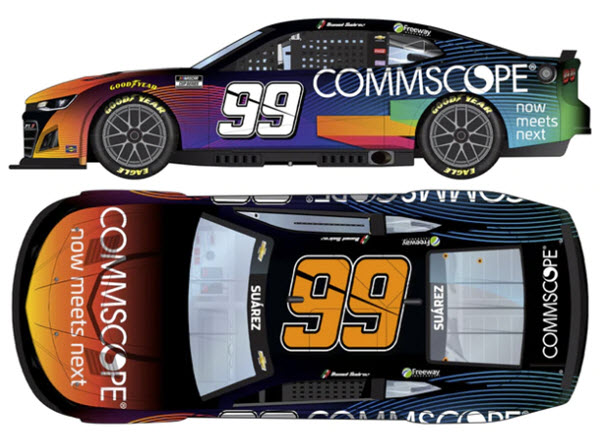 2022 Daniel Suarez NASCAR Diecast 99 Commscope CWC 1:24 Lionel Action RCCA Elite 99
