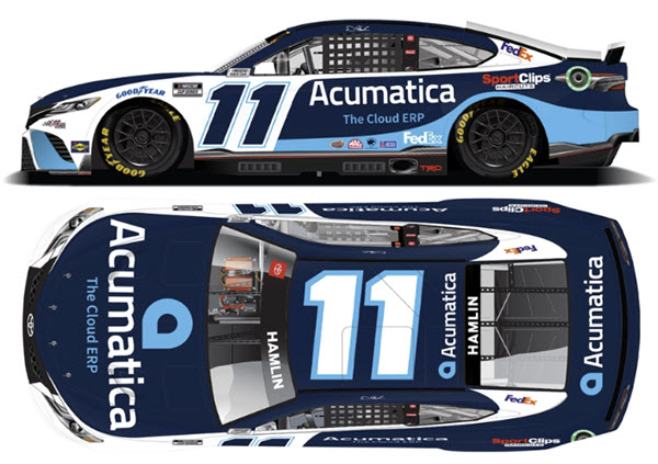 2022 Denny Hamlin NASCAR Diecast 11 Acumatica ERP CWC 1:64 Lionel Action ARC 99