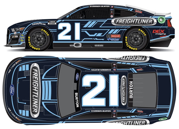2022 Harrison Burton NASCAR Diecast 21 Freightliner CWC 1:64 Lionel Action ARC 99