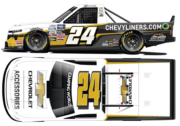 2022 Jack Wood NASCAR Diecast 24 ChevyLiners 1:64 Truck Lionel Action ARC 99