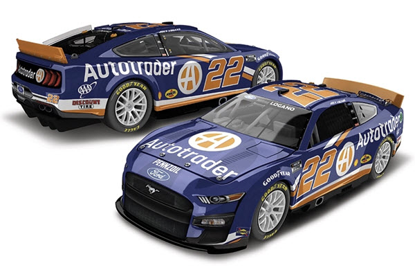 2022 Joey Logano NASCAR Diecast 22 AutoTrader Auto Trader CWC 1:24 Lionel Action RCCA Elite Color Chrome 99