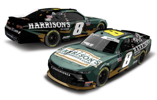 2022 Josh Berry NASCAR Diecast 8 Harrisons 1:24 CWC Lionel Action ARC Color Chrome 99