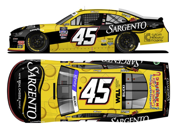 2022 Josh Bilicki NASCAR Diecast 45 Sargento CWC 1:64 Lionel Action ARC 99