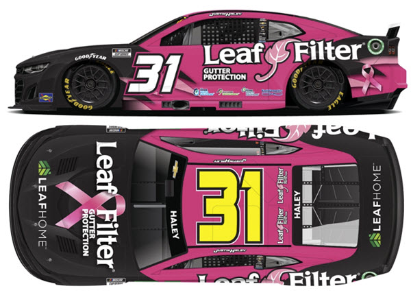 2022 Justin Haley NASCAR Diecast 31 Leaf Filter Pink CWC 1:64 Lionel Action ARC 99