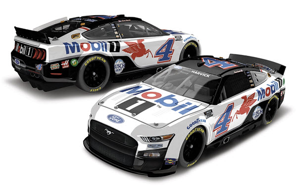 2022 Kevin Harvick NASCAR Diecast 4 Mobil 1 Mobil1 CWC 1:24 Lionel Action RCCA Elite Color Chrome 99