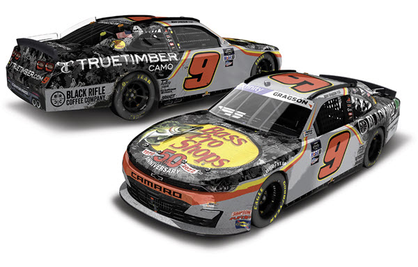 2022 Noah Gragson NASCAR Diecast 9 Bass Pro Talladega Win Raced Version 1:64 Lionel Action ARC 98