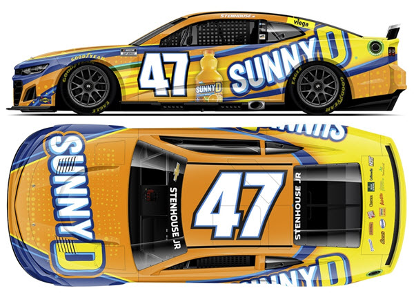 2022 Ricky Stenhouse Jr NASCAR Diecast 47 SunnyD Sunny D CWC 1:24 Lionel Action RCCA Elite 99