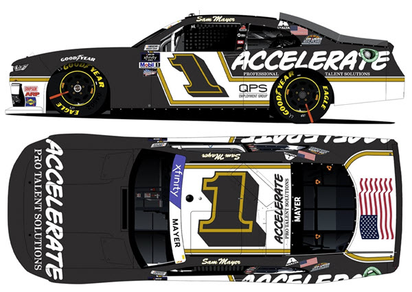 2022 Sam Mayer NASCAR Diecast 1 Accelerate Darlington Throwback 1:24 CWC Lionel Action ARC 99