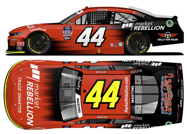 2022 Tommy Jo Martins NASCAR Diecast 44 Market Rebellion CWC 1:24 Lionel Action ARC 99