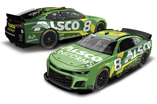 2022 Tyler Reddick NASCAR Diecast 8 Alsco CWC 1:24 Lionel Action ARC Color Chrome 99