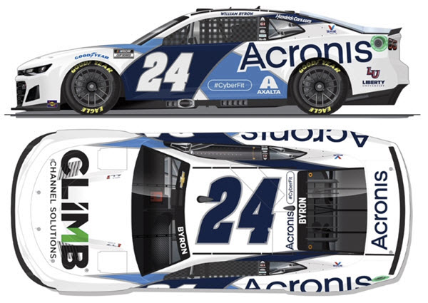 2022 William Byron NASCAR Diecast 24 Acronis Climb CWC 1:24 Lionel Action RCCA ELite 99