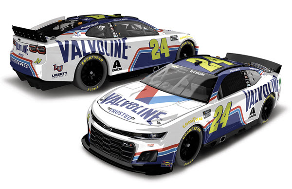 2022 William Byron NASCAR Diecast 24 Valvoline CWC 1:24 Lionel Action RCCA Elite Liquid Color 98