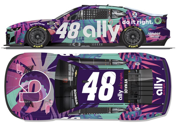 2023 Alex Bowman NASCAR Diecast 48 Ally Kokers Garage CWC 1:24 Lionel Action RCCA ELite 99