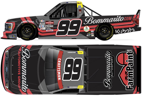 2023 Ben Rhodes NASCAR Diecast 99 Bommarito Truck 1:64 Lionel Action ARC 99