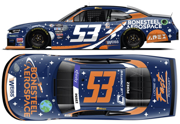 2023 Brad Perez NASCAR Diecast 53 Bonesteel Aerospace CWC 1:64 Lionel Action ARC 99