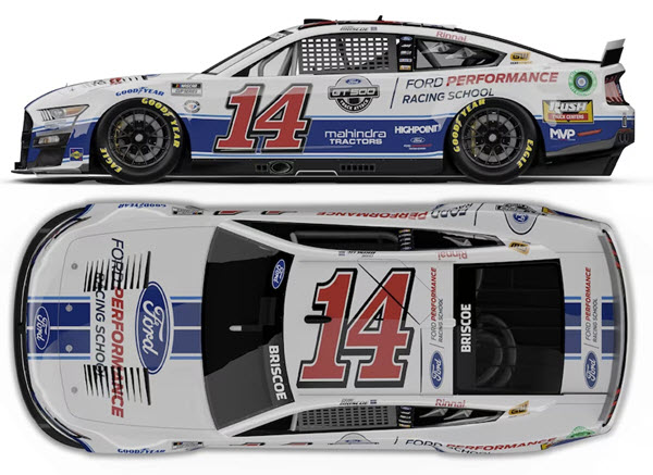 2023 Chase Briscoe NASCAR Diecast 14 Ford Performance Racing School CWC 1:24 Lionel Action RCCA Elite 99