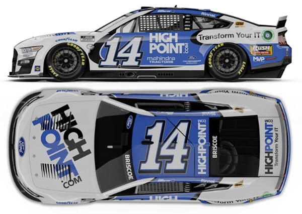 2023 Chase Briscoe NASCAR Diecast 14 HighPoint High Point CWC 1:64 Lionel Action ARC Diecast Chassis 99