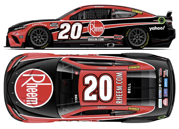 2023 Christopher Bell NASCAR Diecast 20 Rheem CWC 1:24 Lionel Action ARC Color Chrome 99