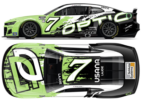 2023 Corie Lajoie NASCAR Diecast 7 Optic Gaming CWC 1:24 Lionel Action RCCA Elite 99