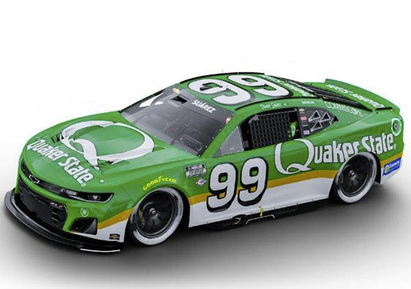 2023 Daniel Suarez NASCAR Diecast 99 Quaker State Darlington Throwback CWC 1:24 Lionel Action RCCA Elite 99