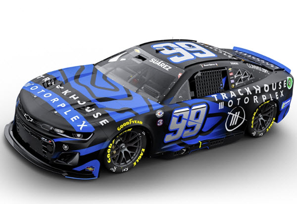 2023 Daniel Suarez NASCAR Diecast 99 Trackhouse Motorplex CWC 1:64 Lionel Action ARC Diecast Chassis 99