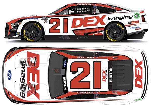 2023 Harrison Burton NASCAR Diecast 21 DEX Imaging CWC 1:64 Lionel Action ARC 99