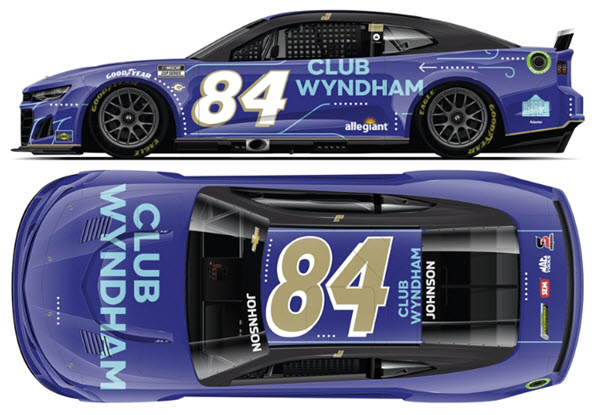 2023 Jimmie Johnson NASCAR Diecast 84 Club Wyndham CWC 1:24 Lionel Action RCCA Elite Liquid Color 99