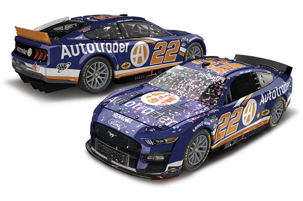 2023 Joey Logano NASCAR Diiecast 22 Atlanta Win Raced Version 1:64 CWC Lionel Action ARC Diecast Chassis 98