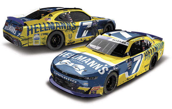 2023 Justin Allgaier NASCAR Diecast 7 Hellmanns Martinsville Win Raced Version CWC 1:64 Lionel Action ARC 99