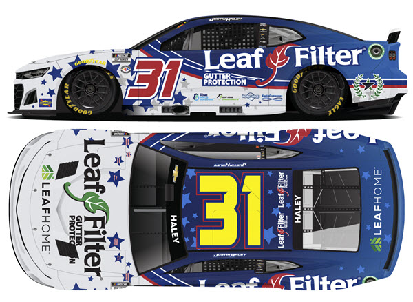 2023 Justin Haley NASCAR Diecast 31 Leaf Filter Patriotic CWC 1:64 Lionel Action ARC 99