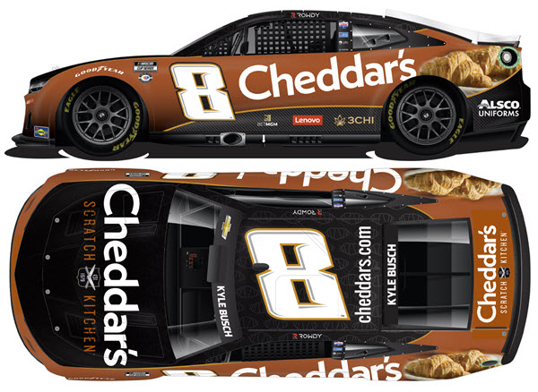 2023 Kyle Busch NASCAR Diecast 8 Cheddars CWC 1:64 Lionel Action ARC Diecast Chassis 99