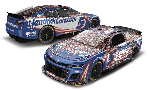 2023 Kyle Larson NASCAR Diecast 5 HendrickCars Hendrick Cars Richmond Win Raced Version 1:64 CWC Lionel Action ARC 98
