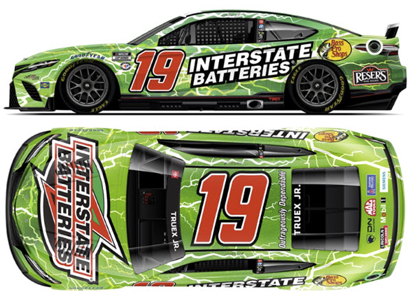 2023 Martin Truex Jr NASCAR Diecast 19 Interstate Batteries  CWC 1:24 Lionel Action ARC 99