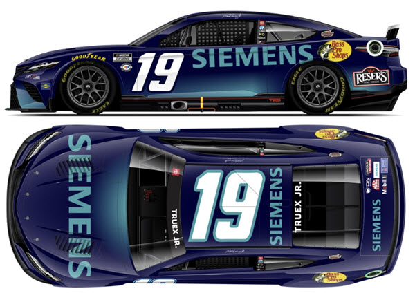 2023 Martin Truex Jr NASCAR Diecast 19 Siemens CWC 1:64 Lionel Action ARC Diecast Chassis 99